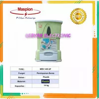 Rice Box MASPION MRD 1400AP ( 14kg ) ANTI KUTU BERAS ORIGINAL