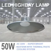 Highbay LED Ufo Industrial lamp 50W daylight white termurah