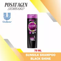 SUNSILK HITAM SHAMPOO BLACK SHINE BOTOL 70 ML SHAMPO 70ML SAMPO SAMPOO