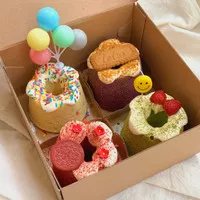 Mini Chiffon Cake | Birthday Box of 4 Mini Chiffon Cake