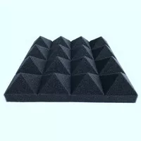 Busa Telur Busa Peredam Suara Acoustic Foam 25x25x5CM 12PCS SFS1 Black