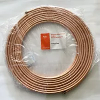 Pipa Tembaga AC 1/4" 1/4 inch Copper Tube (Meteran)
