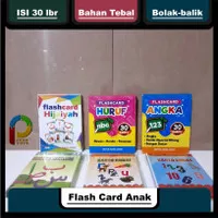 Flashcard Edukasi Huruf dan Angka isi 30 kartu - Angka - Hijaiyah