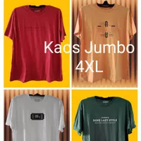 Kaos Pria Jumbo 4XL XXXXL 4L Oblong Katun adem motif Distro murah cod