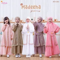 Labella Madeena Gamis Dress Anak Perempuan Set Jilbab