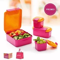 Tupperware klik klak kotak makan set promo