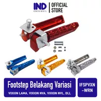 Footstep Belakang Variasi Merah Vixion Lama-New-NVA-NVL-R155-VXN150