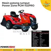 Lawn Mower Tractor Powerzone PGM 102 Pro Mesin Potong Rumput Mobil