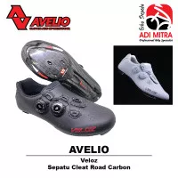 Avelio Veloz Sepatu Cleat Sepeda Balap Road Bike Carbon