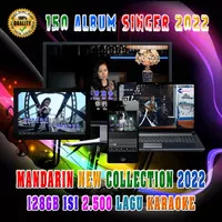 Top Singer Album Karaoke Mandarin 2022 Flashdisk 128Gb Isi 2.500 Lagu