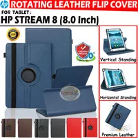 HP Stream 8 Tablet PC Rotate Flip Book Cover Case Casing Sarung Kesing
