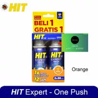 HIT one push expert Orange 10 ml isi 2 . Beli 1 Gratis 1