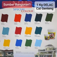 Cat Genteng DELAC tembok luar exterior dinding rumah kolam lapangan