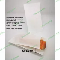 Paper Bag Putih Polos 11x4x19 (S) /Kantong Kertas Flat Putih