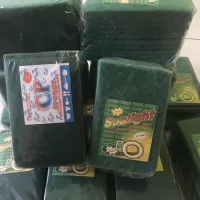 Tapas 1 Pack Sabut Cuci Piring Tapas Hijau Kasar Spon Lap Sabut Ijo