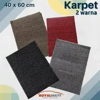 Keset karpet mie PVC / Karpet lantai / Karpet mobil 40 x 60cm 2 WARNA