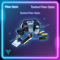 Toolset Fiber Optic Tool Kit Set Fiber Optik Peralatan Fiber Optik