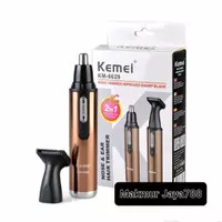 Hair Trimmer Shave KEMEI KM-6629 2in1 Rechargeable Electric Ear Nose