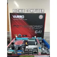 VARRO G41 MOTHERBOARD INTEL LGA 775 DDR3,VGA GARANSI RESMI