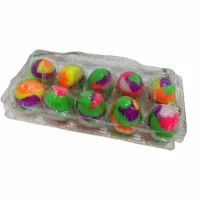 Slime Pelangi Telur Anak Isi 10pcs Egg Slime Rainbow Eggs Slam Slem
