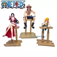 ACTION FIGURE ONE PIECE NAMI BOA SWEET GIRL ON WOOD TOPPER CAKE MAINAN