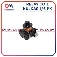 Relay Coil 1/6 pk Kulkas 2 pintu PTC Gulungan Sepul Kompreor Freezer