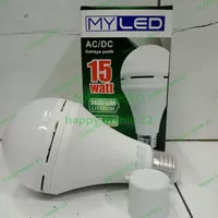 LAMPU LED EMERGENCY 15 watt MY LED Lampu ajaib 15 w AC/ DC MY LED