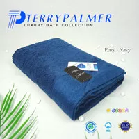 Handuk Mandi Hotel Tebal Terry Palmer Intercount Biru Navy Uk.70 x 140