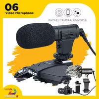 Mic 06 Microphone Shotgun Vlog 3.5mm For DSLR,HP,PC,Laptop