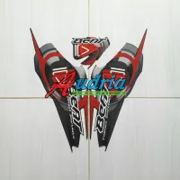 Striping Stripping Stiker Motor Honda beat 2008 untuk motor body hitam