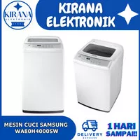 Samsung Mesin Cuci 1 Tabung 8Kg Top Loading WA80H4000SW SAMSUNG WA80H