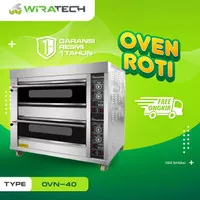 Mesin Oven Roti Gas Luxury 2 Deck 4 Trays - Oven Roti Kue