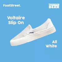 Sepatu Sneakers Lokal Original Thunder Bear Voltaire All White