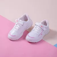 Sepatu Sneaker Anak Perempuan Real Pict Pink Love Usia 1-9 tahun