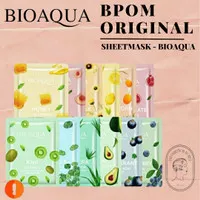 BIOAQUA SHEET MASK 12PCS,SHEET MASK BIOAQUA ORIGINAL,MASKER BIOAQUA