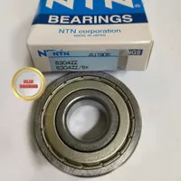 Laher Bearing 6304 ZZ NTN 6304ZZ Tutup Besi (ID 20mm, OD 52mm, T15mm)