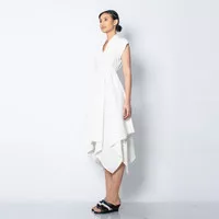 White Sarita Tenun Dress