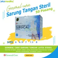 Sarung Tangan Steril General Care GC Glove Steril Per box isi 50