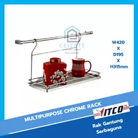 VITCO Multipurpose Rack/ Rak Dapur Gantung Serbaguna