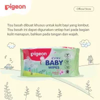 Tisu Basah Bayi Pigeon Baby Wipes Sakura 50 Sheets Tissu Basah Bayi