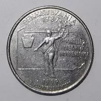 Uang Koin Amerika Quarter Dollar Tahun 1999D Denver Pennsylvania