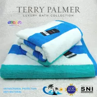 Handuk Mandi Jumbo Pantai Towel One By TERRY PALMER 80X155 Biru-Putih