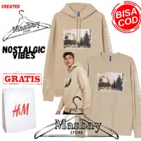 Hoodie Crewneck sweater H&M Pria / wanita Nostalgic Vibes Cream