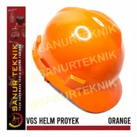 Helm Proyek / Helm Pelindung / Safety Helmet VGS - OREN (ORANGE)