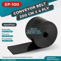 Karet Conveyor Belt 200 cm x 4 Ply ( 8,5mm ) Rubber BW 2000mm Original