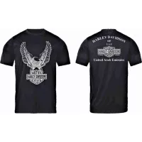 Kaos T shirt harley davidson motorcycles eagle UAE United Arab Emirate