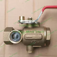 TEST AND DRAIN VALVE UL FM 1 INCH KUNINGAN/BRASS SIGHT GLASS