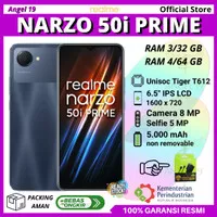 REALME NARZO 50i PRIME 4/64 GB GARANSI RESMI, NARZO 50i PRIME 3/32 GB
