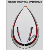 Sticker Stiker Striping Lis Body Motor Scoopy 2011