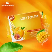 S3 Fitolim Detox S3Fitolim Original Pelangsing Herbal Isi 10 Sachet